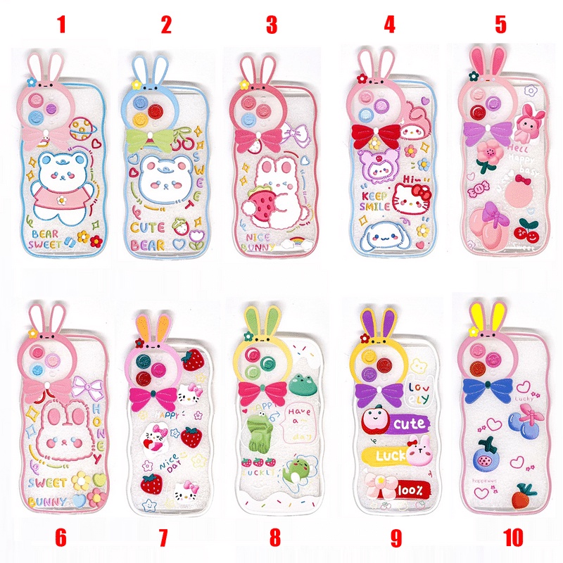 ANG CASE RABBIT 3D MOTIF IMUT CASING HP FOR IPHONE 14 PRO MAX 14 PRO 14 PLUS 14 13 PRO MAX