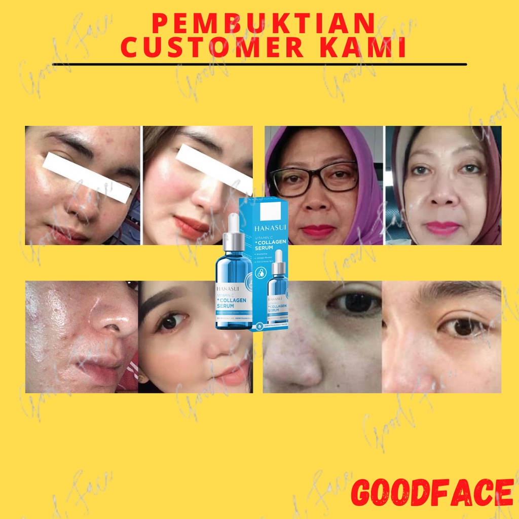 SERUM COLLAGEN ANTI PENUAAN DINI HANASUI SERUM VIT C COLLAGEN SERUM WAJAH