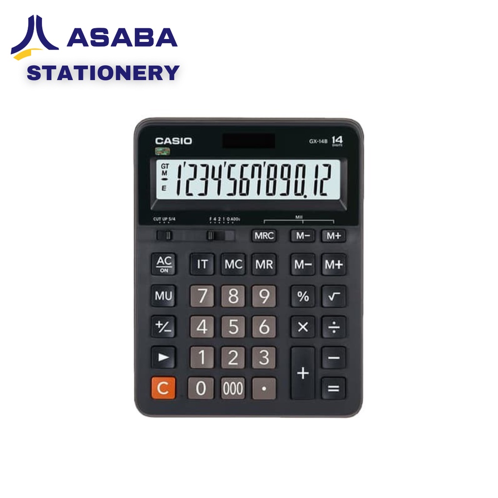 

Asaba Stationery - Kalkulator Toko/Dagang Casio GX-14B