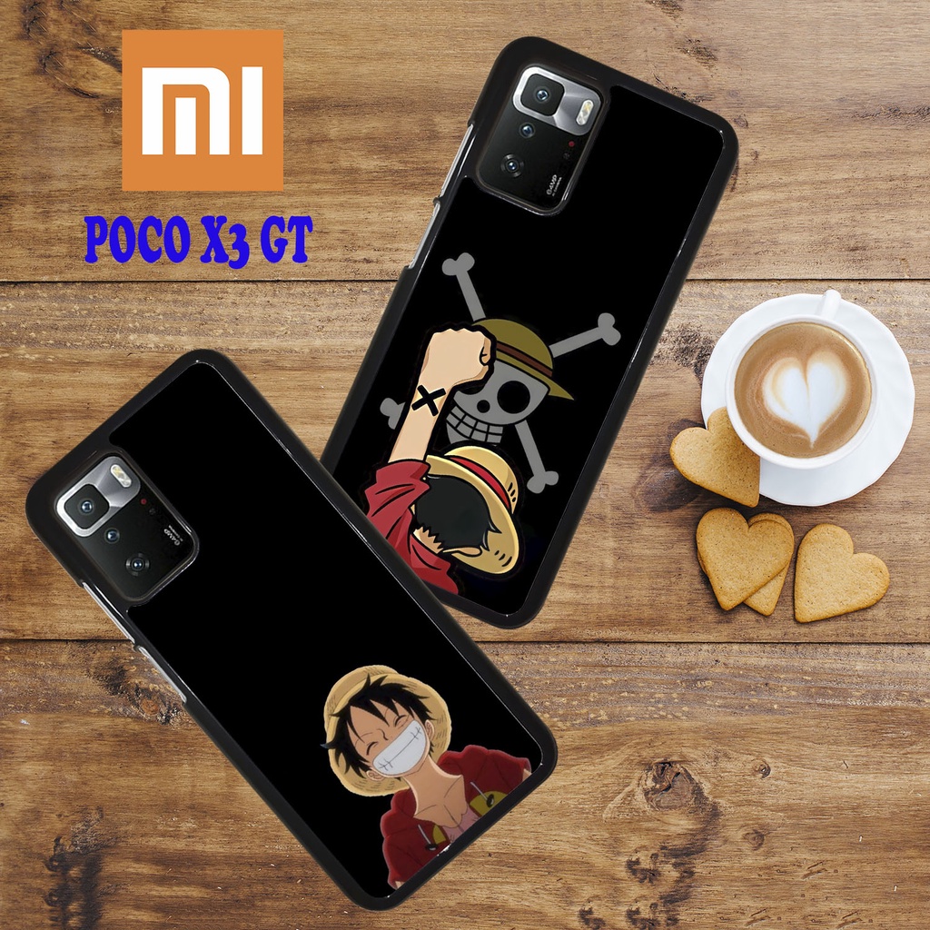 [XM154] Custom Case Glossy ALL TYPE XIAOMI POCO X3 GT LUFFY ONE PIECE