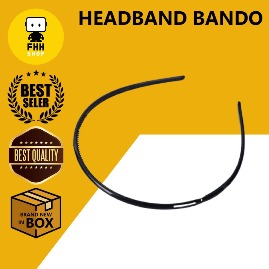 Basic Headband Bando Pria Wanita Sport Headband