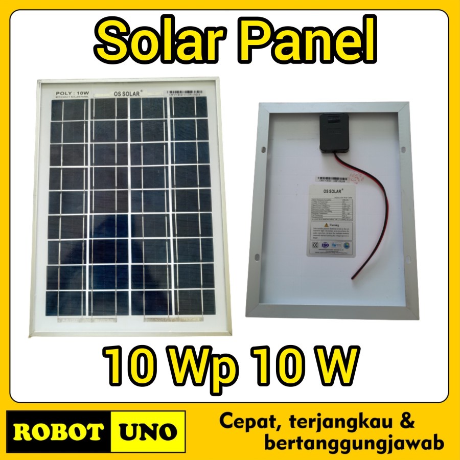 Jual Solar Panel Surya 10Wp 10W Solar Cell Panel Surya Polycristalline ...