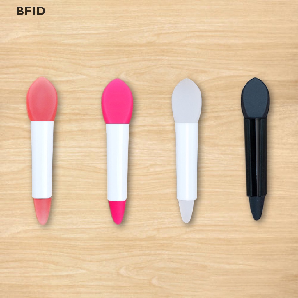 [BFID] Pink Mini Double-head Silicone Lip Brush Lip Lucu Masker Sendok Alat Kecantikan [ID]