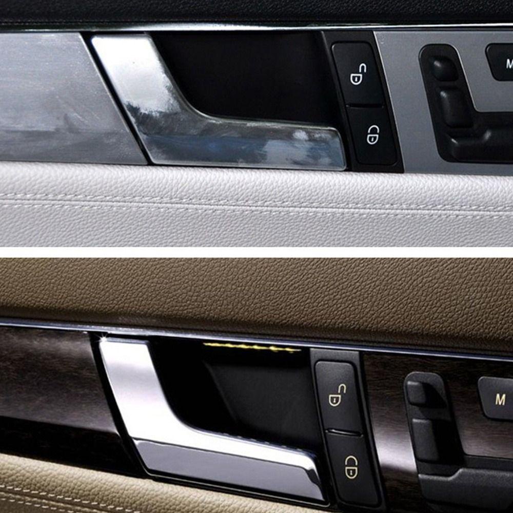 Nanas Handle Interior Mobil Onderdil Mobil Untuk Mercedes-Benz C-Class W204 Handle Trim Cover Pegangan Pintu Mobil