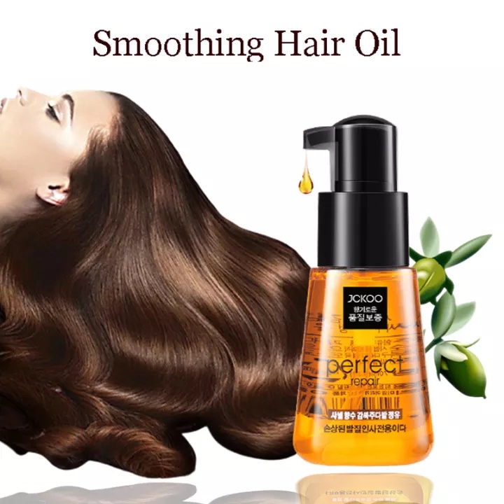 JCKOO Hair Serum Pelembut Rambut Repair Hair Oil 70ml Serum Perawatan Rambut Rusak Hair Oil Smoothing Hair-3