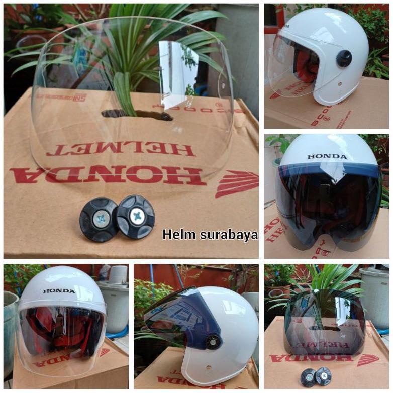 Produk - Kaca Helm Scoopy+Ring Baut Terbaru 2021 Promo Best Seller