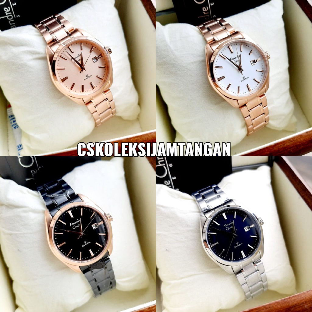 JAM TANGAN WANITA ALEXANDRE CHRISTIE AC 8682 AC8682 ROSEGOLD ORIGINAL