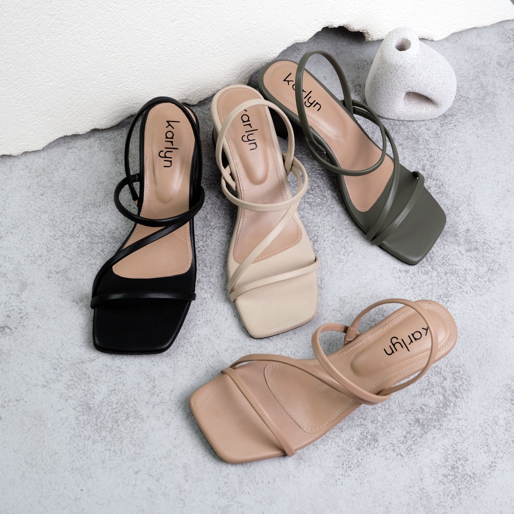 Karlyn Livy Sandal Heels Wanita 5 cm