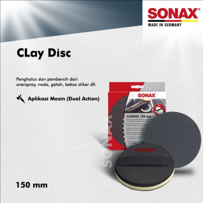 SONAX Clay Disc 150mm - Claydisc Clay Pad 5 inch Pembersih Noda