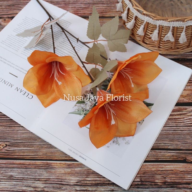Bunga Lily Casablanca Artificial