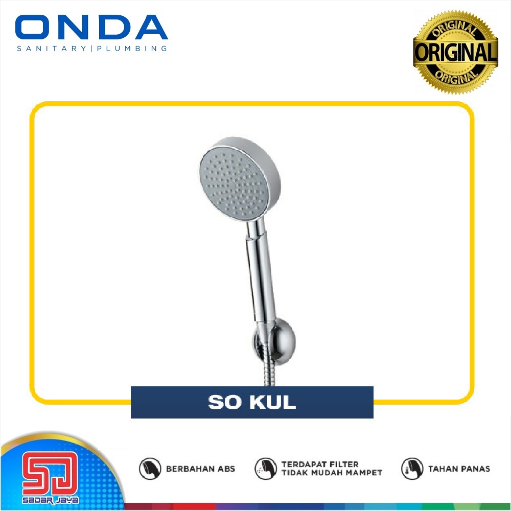 ONDA SO KUL Hand Shower Spray Pancuran Mandi Sprayer1/2&quot;