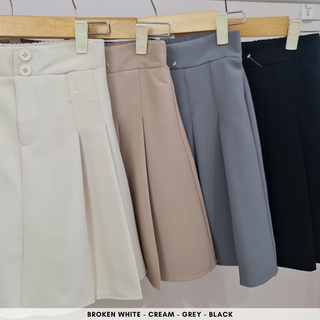 4707 suran middle 2 button skort rok korea