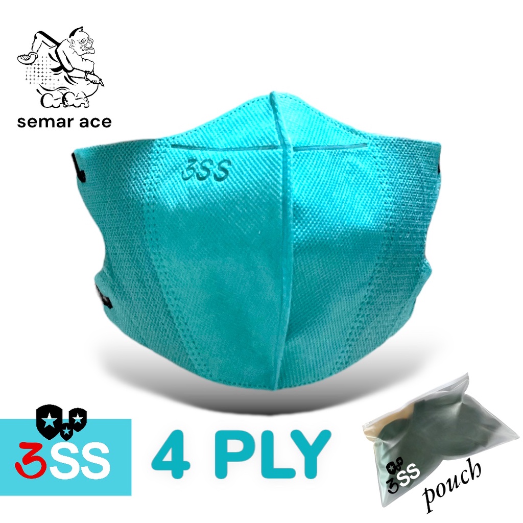 MASKER DUCKBILL 3SS DEWASA 4 PLY ISI 50 PCS