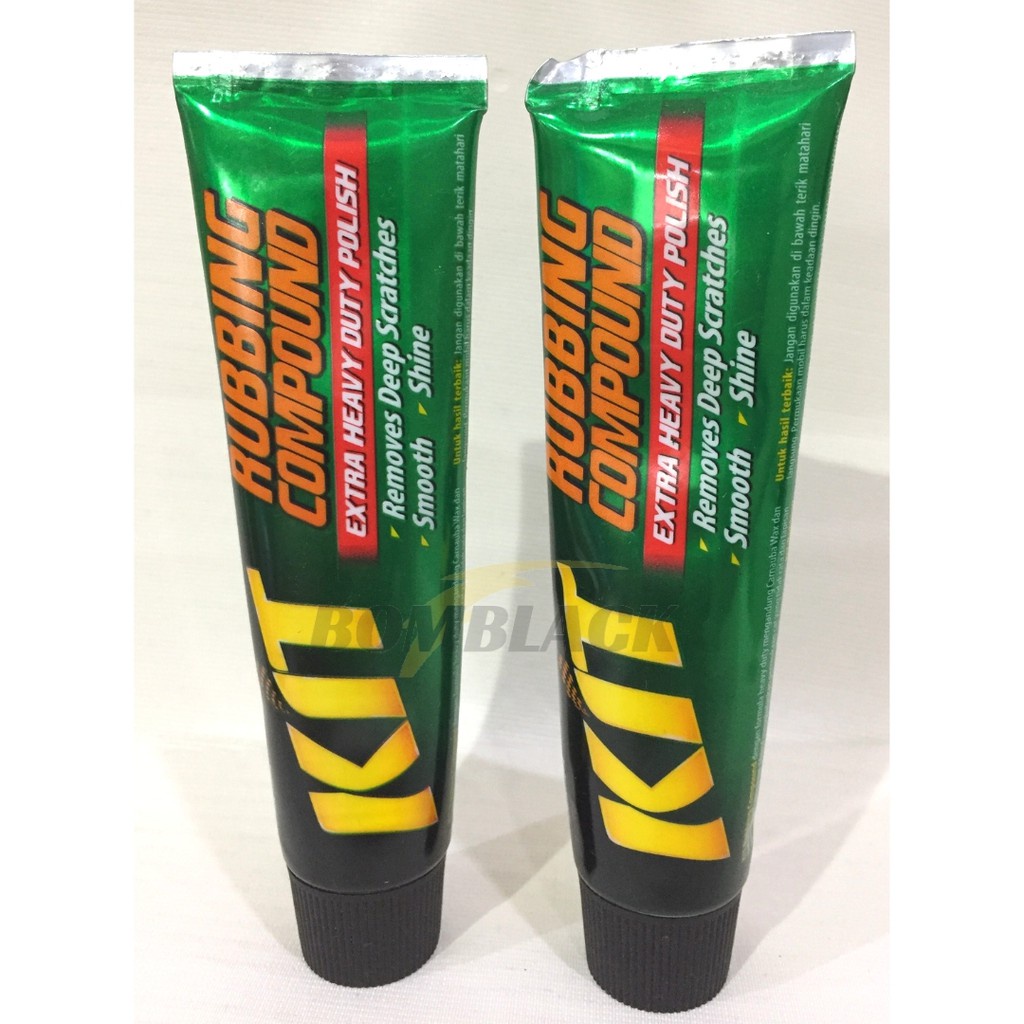 KIT Rubbing Compound 60gr Kompon Penghilang Lecet Body Mobil Motor HIJAU MURAH