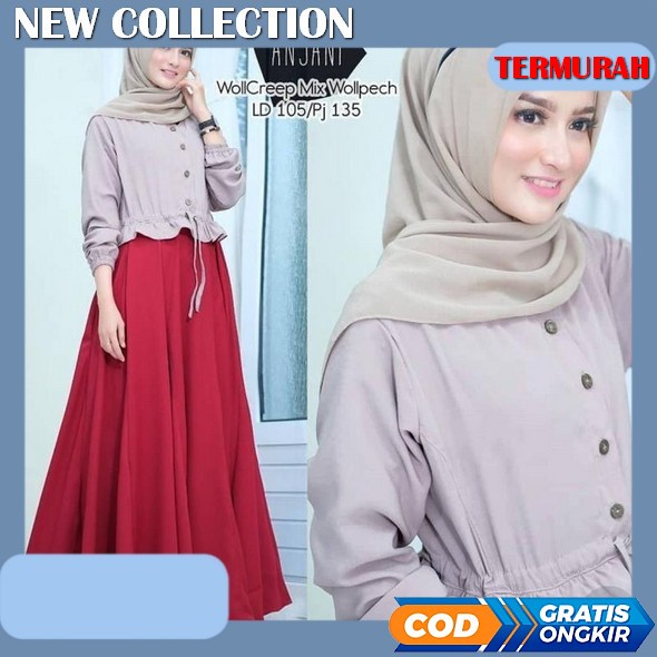 Gamis Jumbo Ld 140 Xxxxl Xxxl 5L 6L 7L Import Busui Free Masker Gamis Wanita Terbaru 2023 Baju Musli