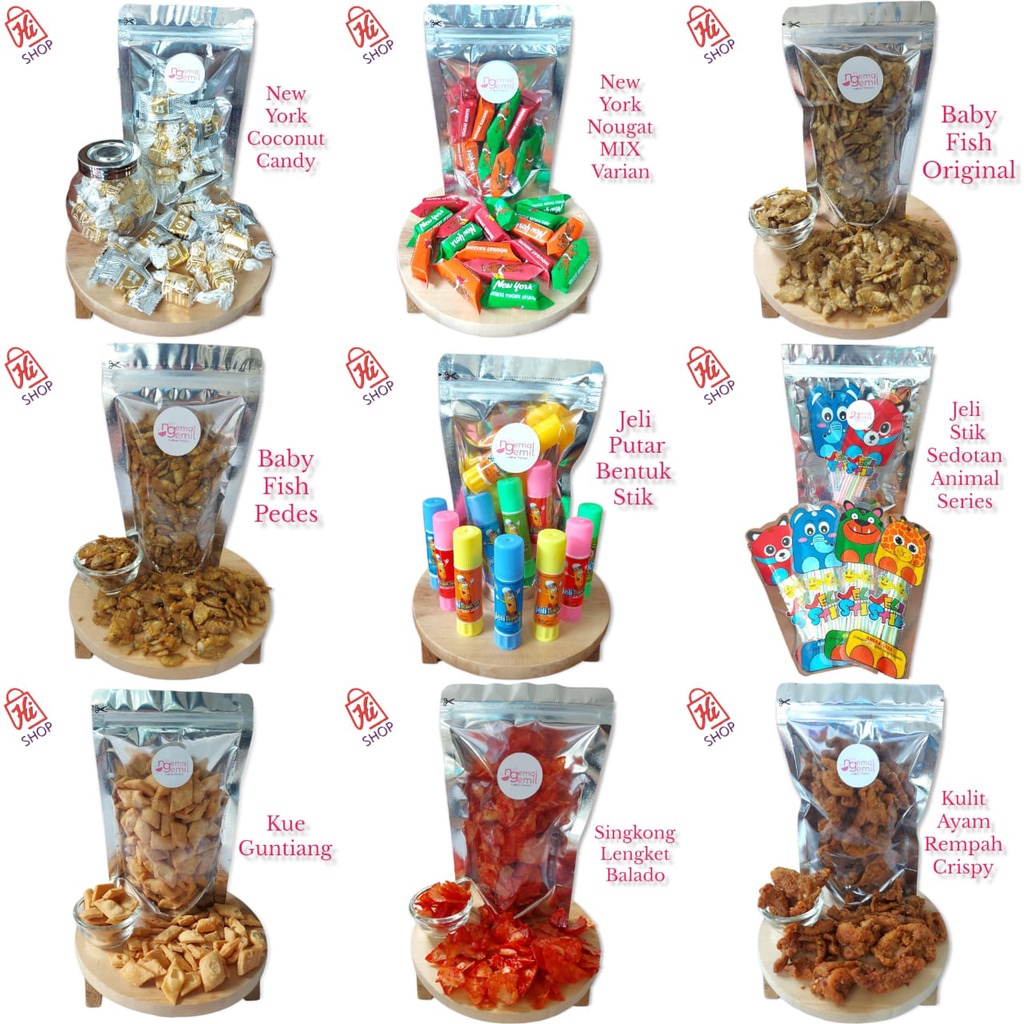 

Aneka Snack Halal Manisan Haw Flakes Ketapang Cermai Permen Jeli Stik Kualitas Premium