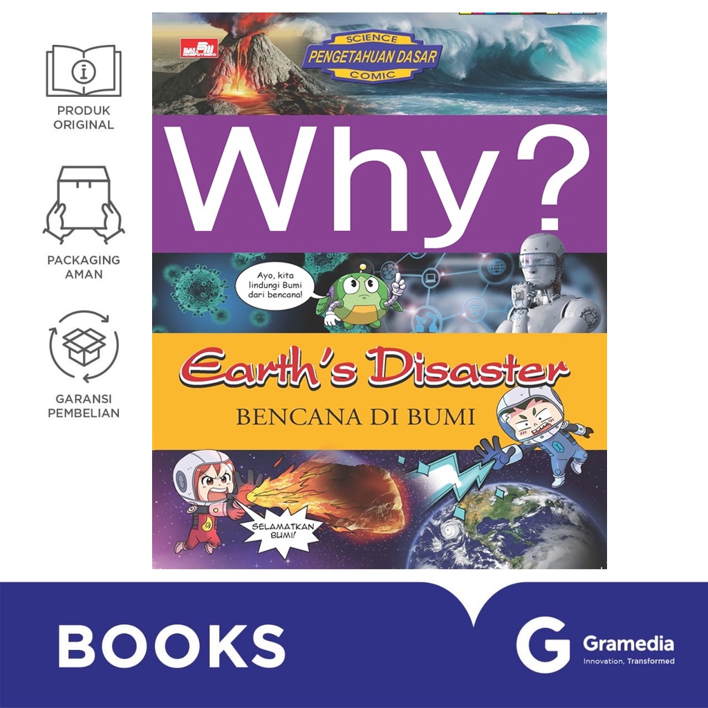 Gramedia Bali - Why? Earth`s Disaster - Bencana di Bum