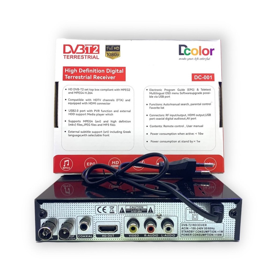 DVB T2 WIFI SET TOP BOX DIGITAL STB SUPER HD / RECEIVER TV