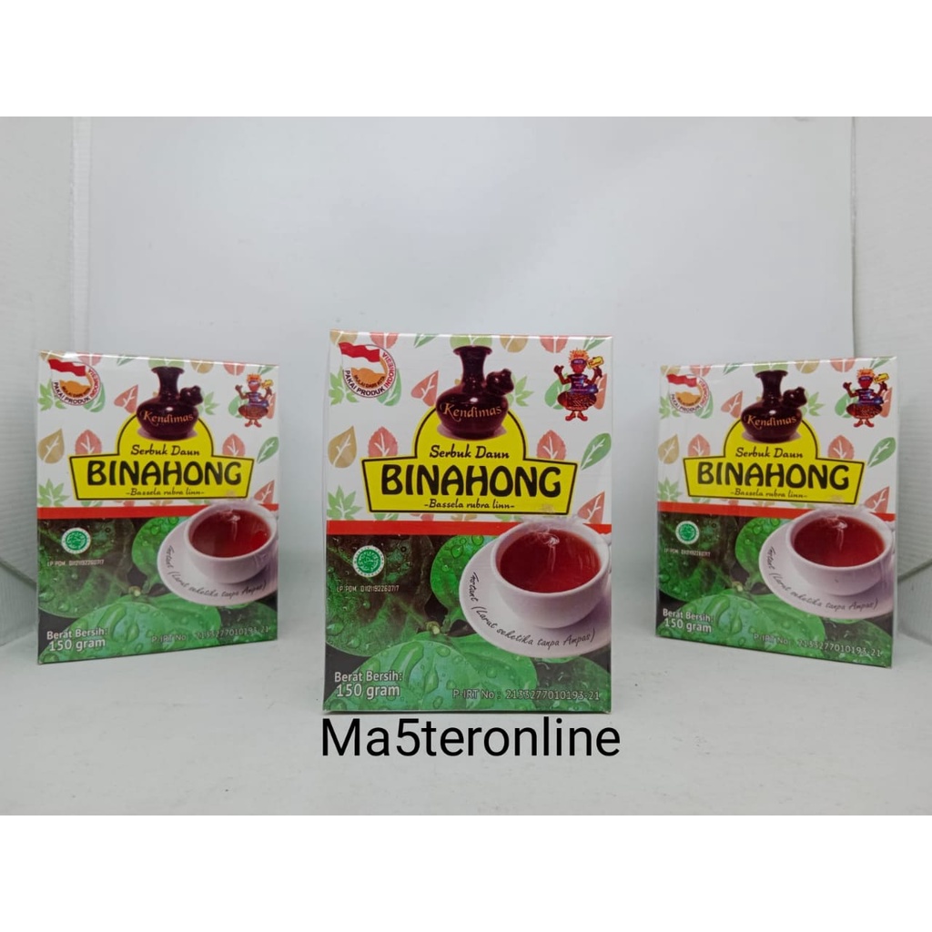 

Daun Binahong Serbuk Instant Herbal Kendi Mas 150 Gr