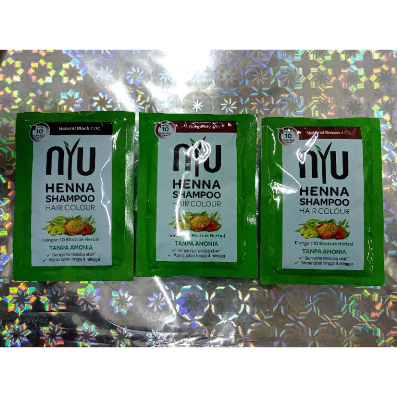 NYU HENNA SHAMPOO HAIR COLOUR