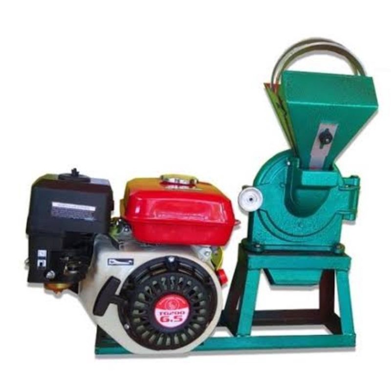 MESIN GILING TEPUNG FFC 15 + MESIN PENGGERAK GX200 6.5HP