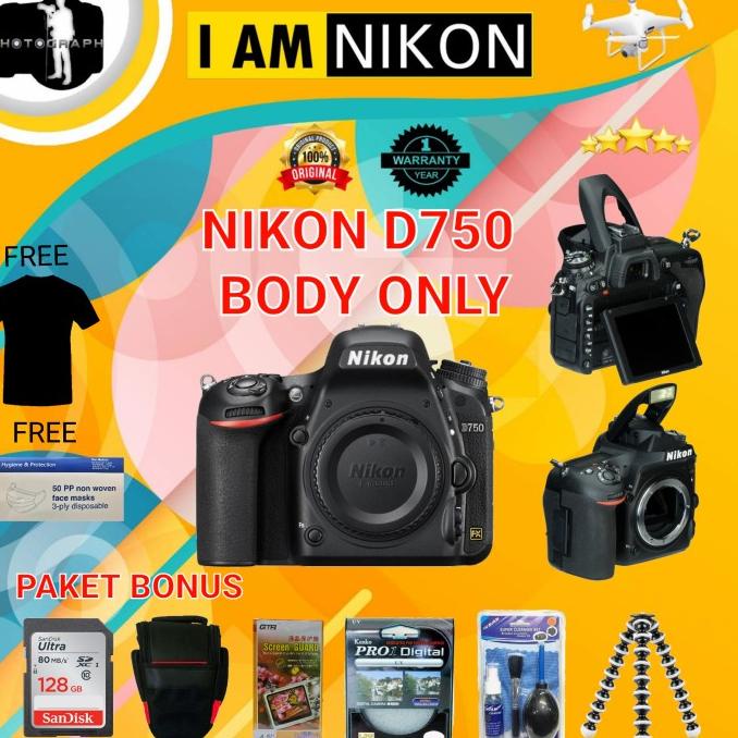 NIKON D750 BODY ONLY - NIKON D750 BO - KAMERA NIKON D750 BO FULL FRAME