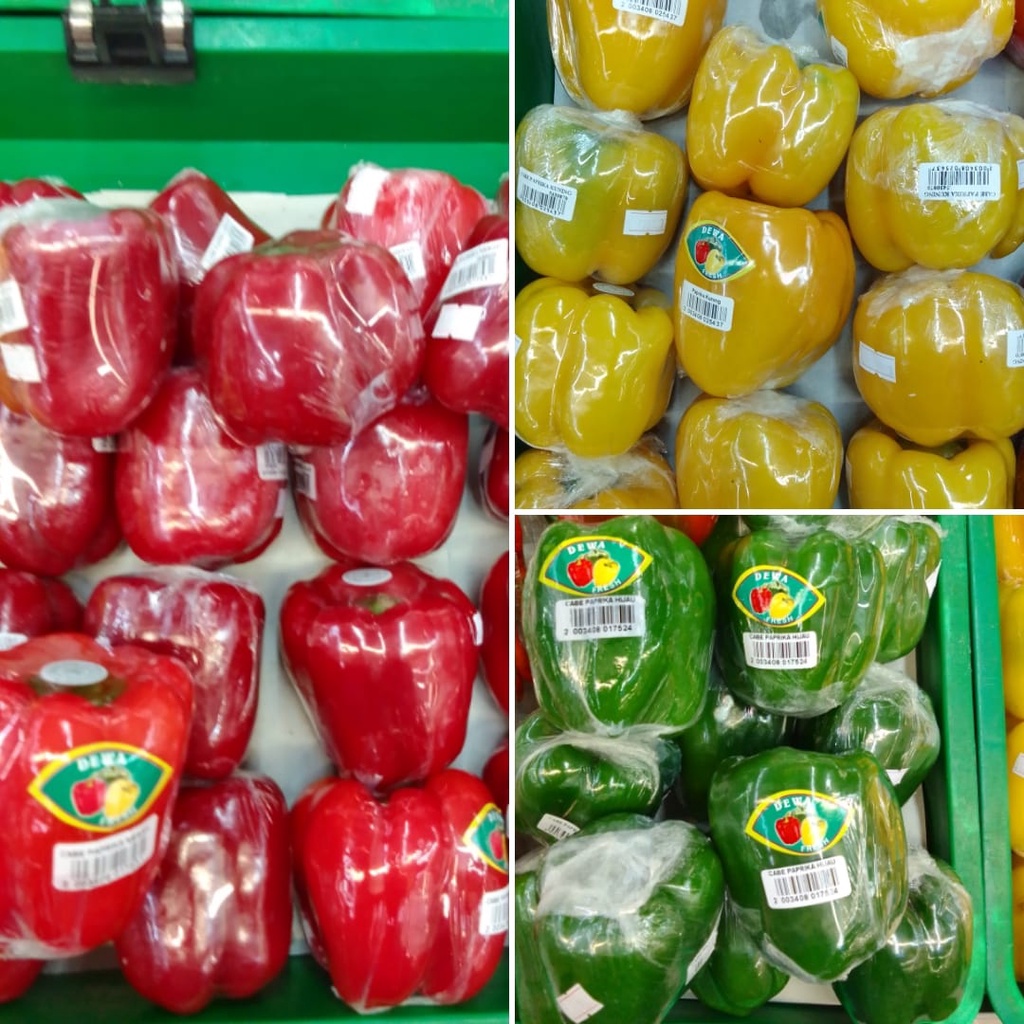 

Paprika Merah Hijau Kuning Per Biji