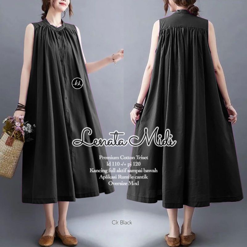 LALITA/LENATA /RAQUMI DRES WANITA TERBARU BY MEGA