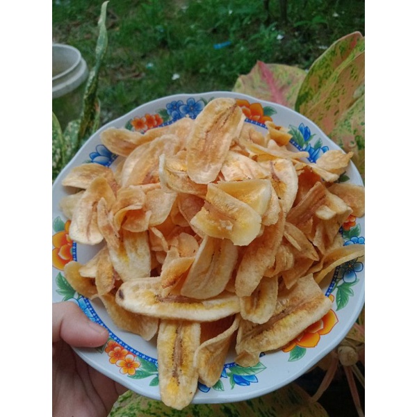 

keripik pisang panjang manis enak