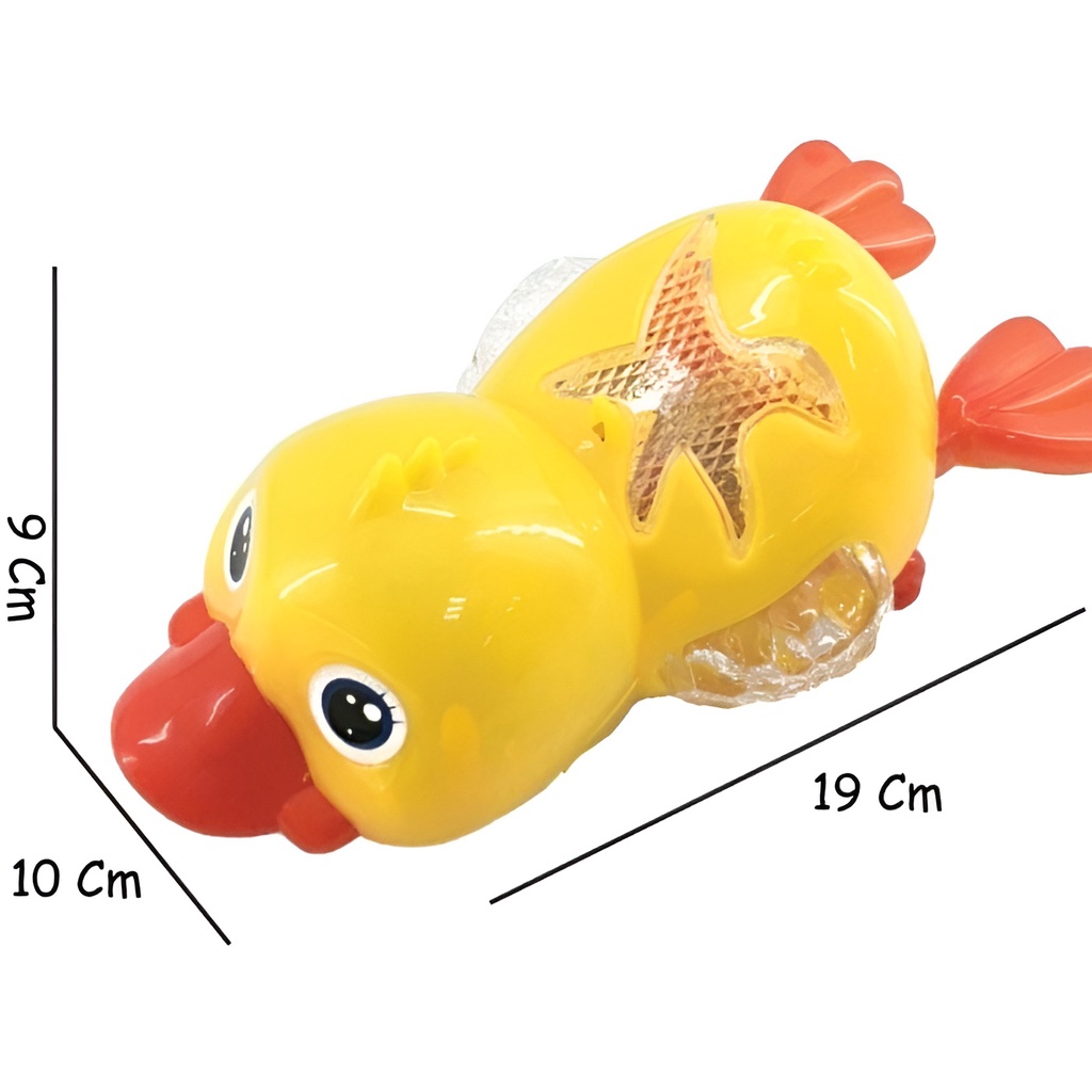Disko Duck Musik &amp; Lampu | Bebek Mainan Anak Seru | Mainan Cowok Cewek Anak Anak Bayi 1 Tahun
