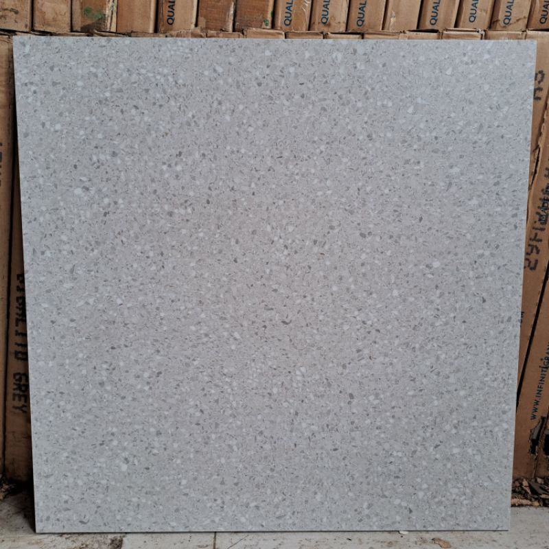 granit lantai teraso matt infiniti kw3 60x60 TERRAZZO GREY