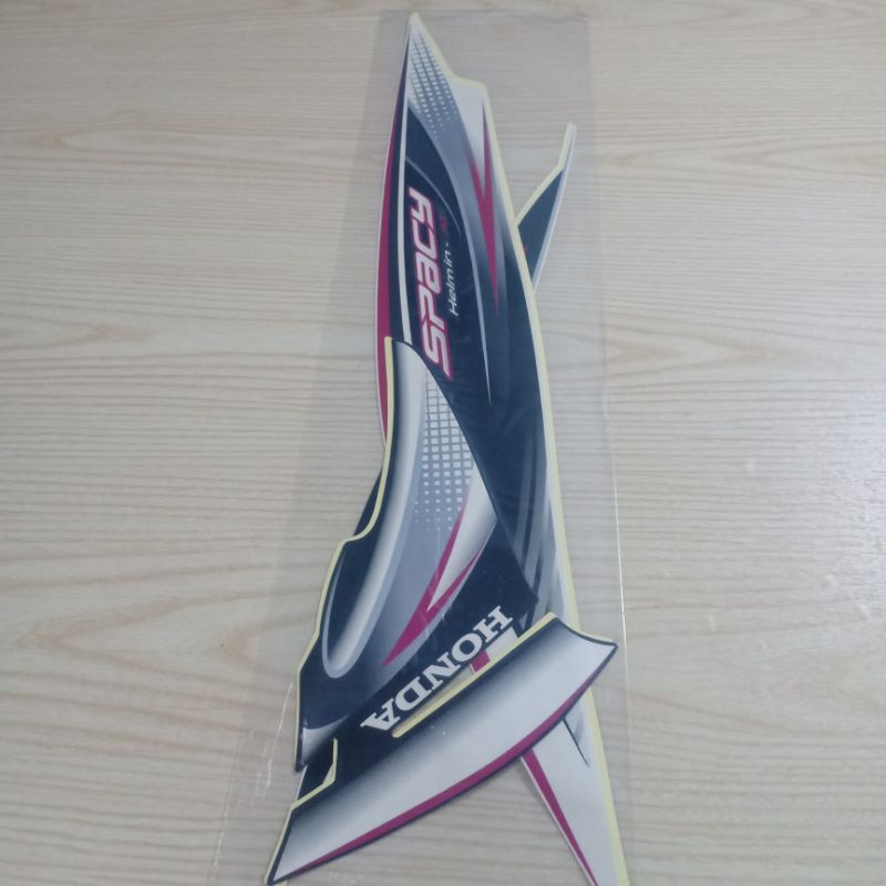 striping sticker Honda Spacy carbu 2011 2012 putih