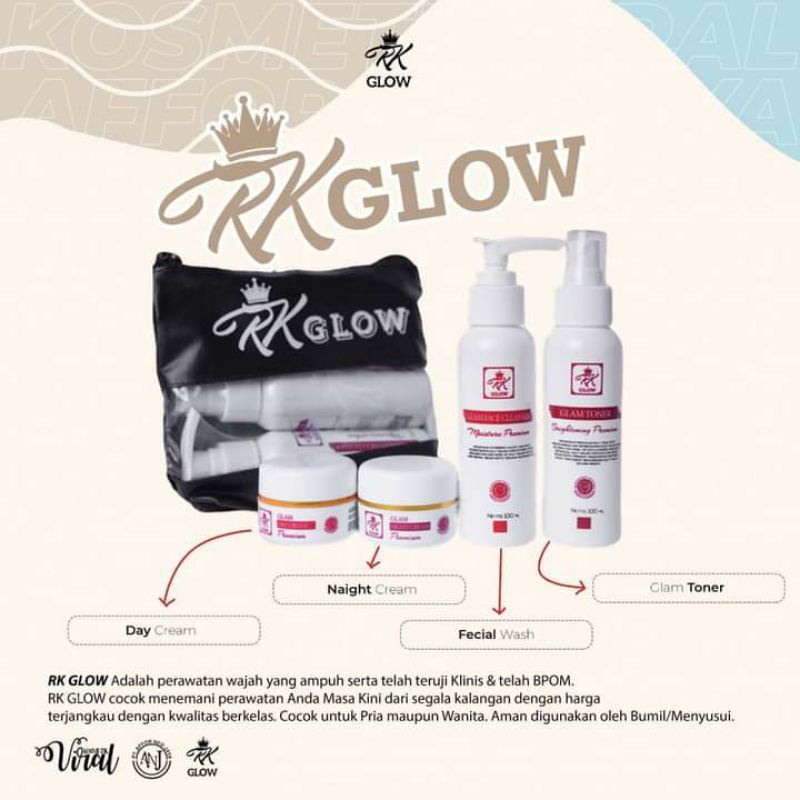 POUCH RK GLOW/ Tas RK Glow