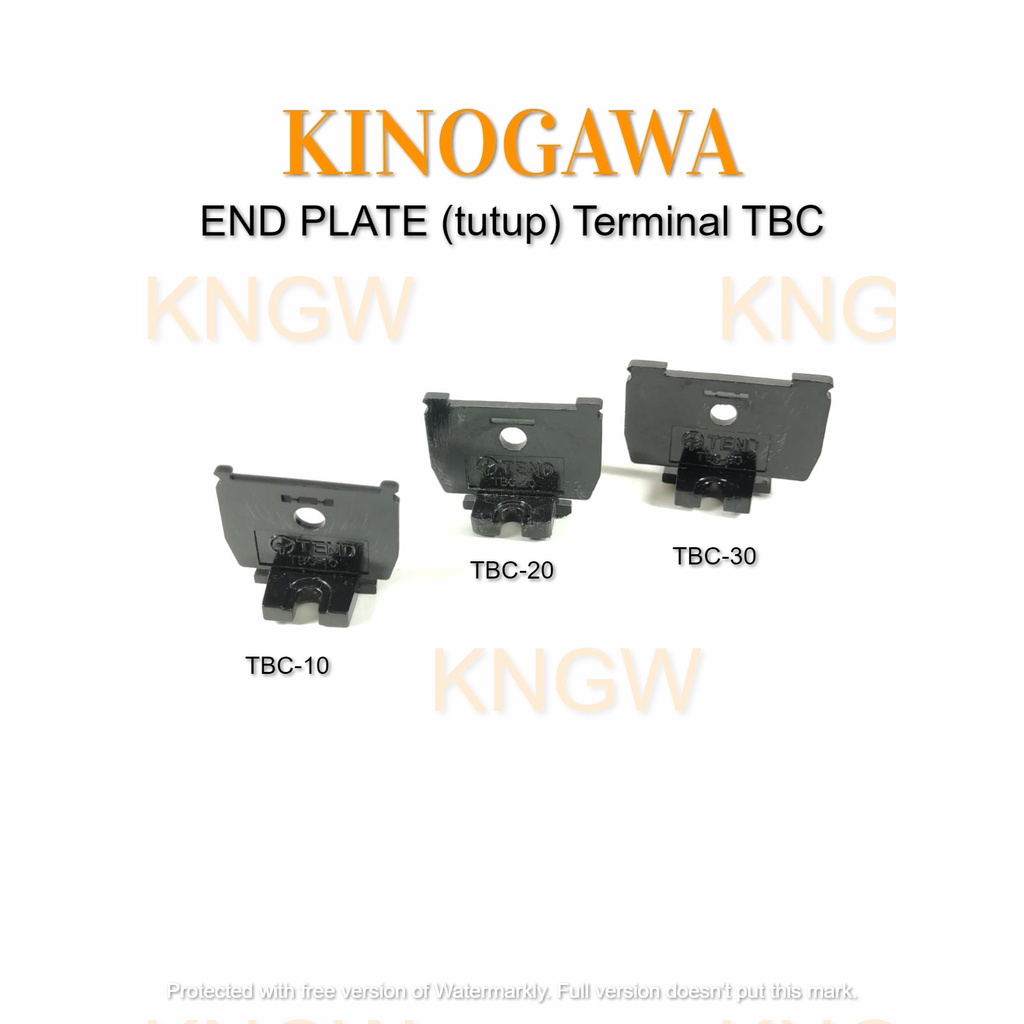 Jual End Plate Terminal Block TBC Din Rail TEND Shopee Indonesia