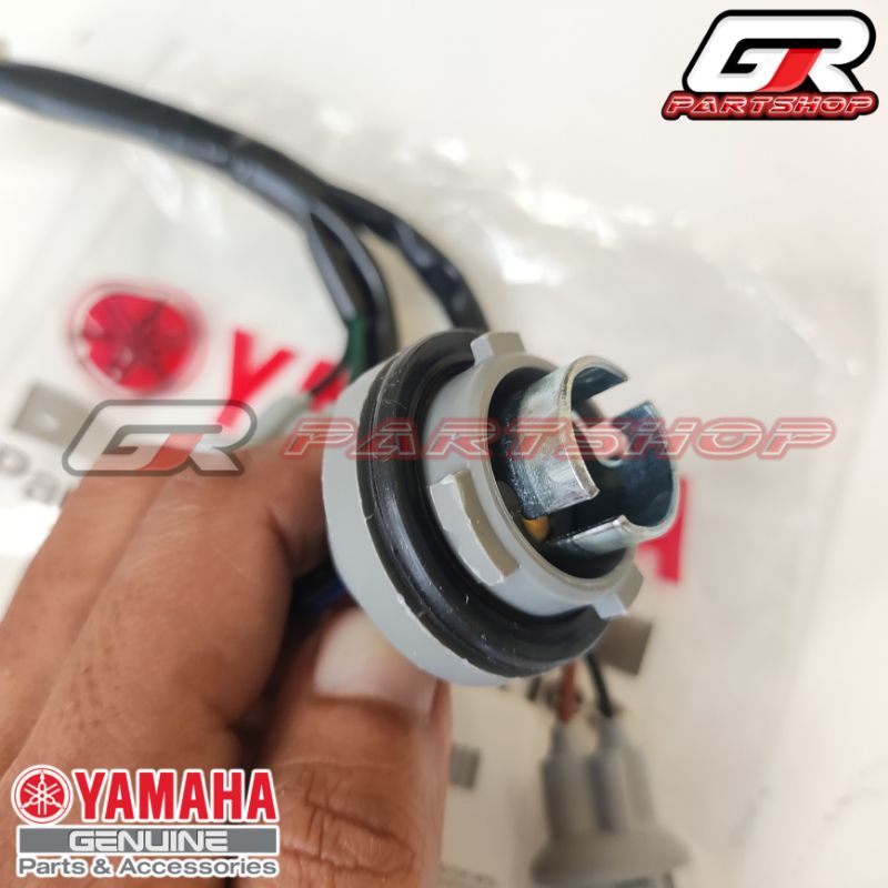 SOKET LAMPU STOP MIO SPORTY SMILE ORI YGP ORIGINAL YAMAHA KABEL SOCKET CORD STOPLAMP