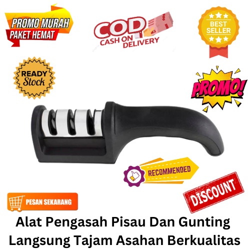 [BISA COD] PROMO Alat Pengasah Pisau Dan Gunting Langsung Tajam Asahan Berkualitas Pengasah Pisau Daging Asahan Gunting Penajam Asahan Pisau Dapur Alat Asah Murah Ekonomis