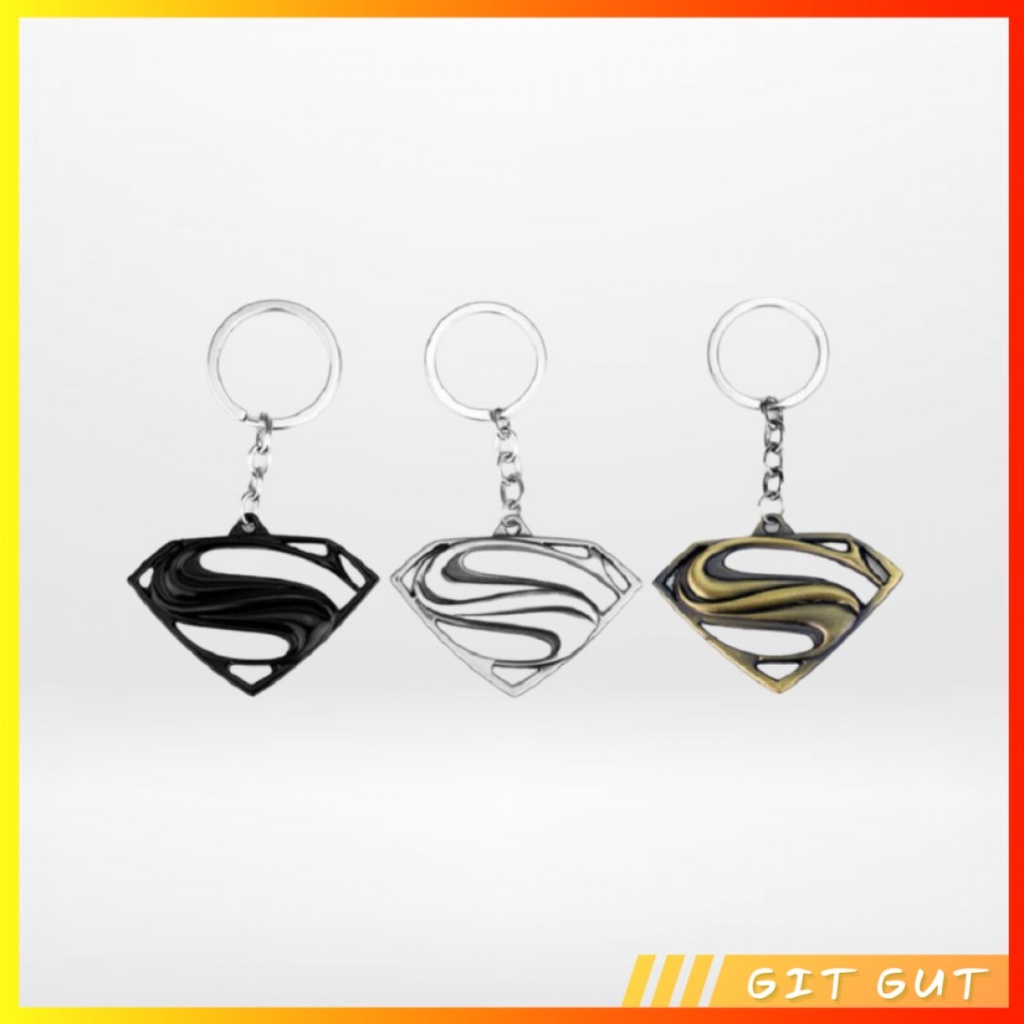 Keychain Gantungan Kunci Superman S Symbol Logo