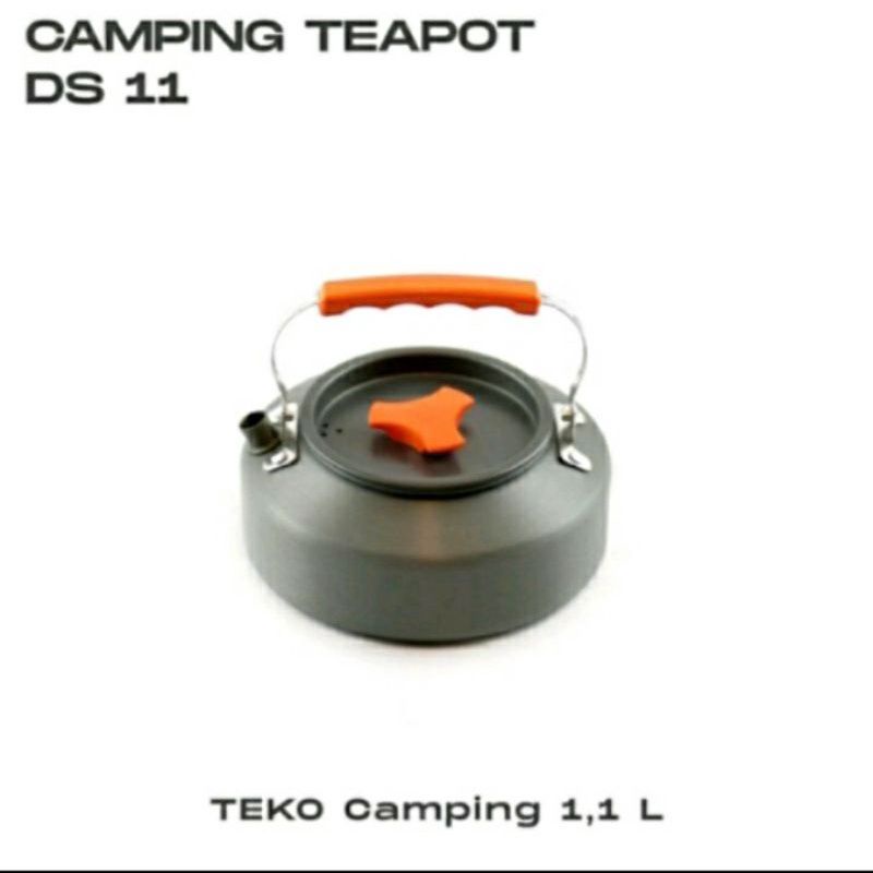 cooking set DS 11 cooking set Teko camping teapot ketel camping 1.1 L DS -11