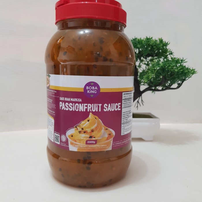 

PASSION FRUIT JAM/ SIRUP SELAI MARKISA BOBA KING