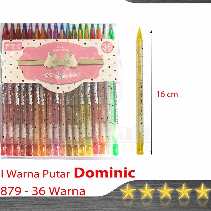 

ナ Pensil Warna Putar Fancy Murah isi 36 Warna / 36 Batang Soft Case Motif / Colored Pencil Twister 36 Colors For Drawing Promo