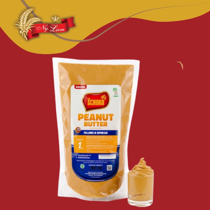 SCHOKO Peanut Butter / Selai Kacang 1 kg