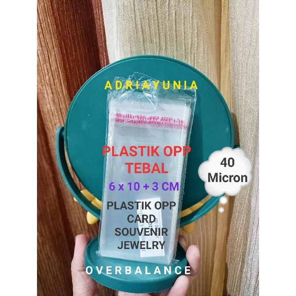 Plastik OPP 6 x 10 seal - Aksesoris/Cards/Souvenir -  Plastik Opp 6x10 cm seal