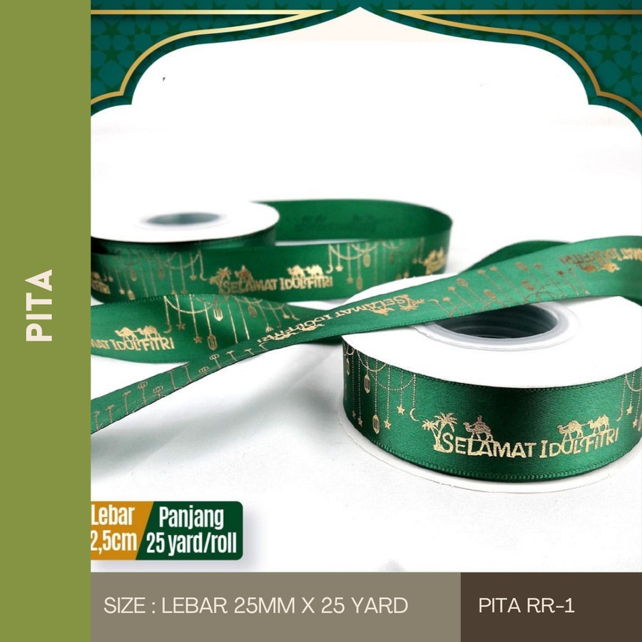 

Pita Hias Lebaran Idul Fitri 1 inch (25mm) / Ramadan Ribbon Roll