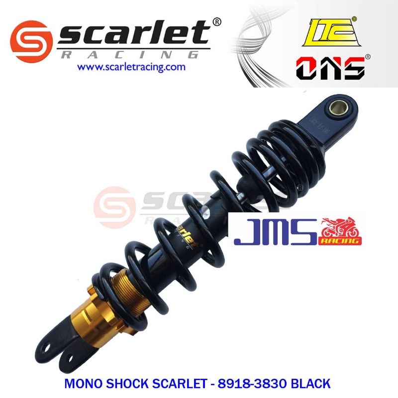 shock breaker scarlet racing matic 310/330mm Mio beat vario125/150 miom3 soulgt xeon beat street genio scoopy mio soul mioj lexi