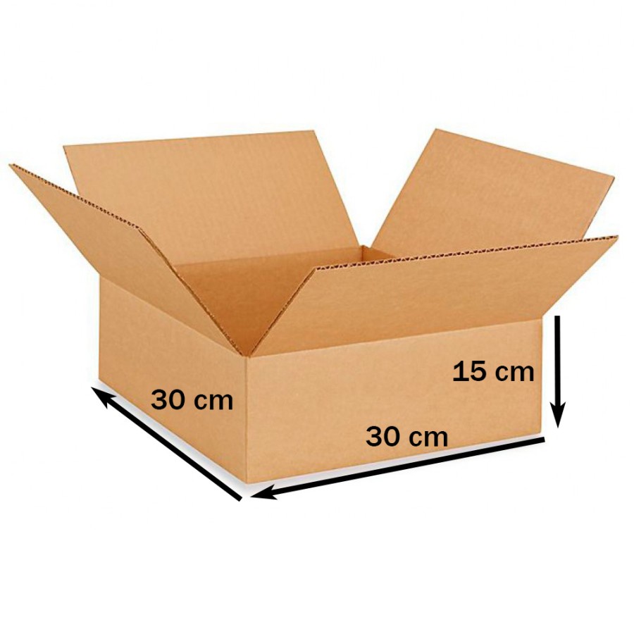 

Kardus Box - Polos - 30 cm x 30 cm x 15 cm - SWR