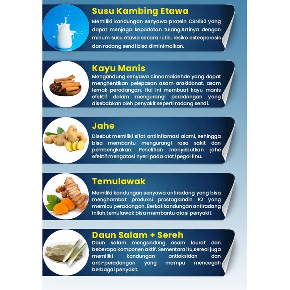 Etawalin Susu Kambing Etawa 200 Gram / Meredakan Pegal Linu / Nyeri Persendiaan / Rematik / Asam Urat