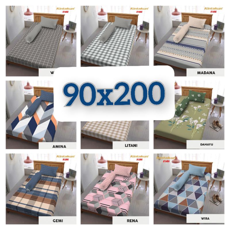 SPREI KINTAKUN DELUXE 90X200 SINGLE SIZE NO 5