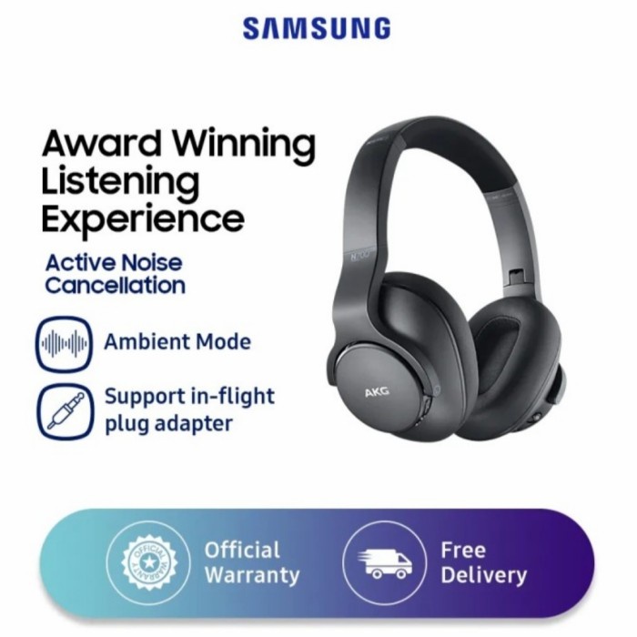 Phone Samsung Akg N700Nc Headphone Bluetooth Wireless Original Garansi Resmi