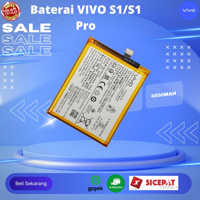 Baterai vivo s1 s1 pro oem bergaransi