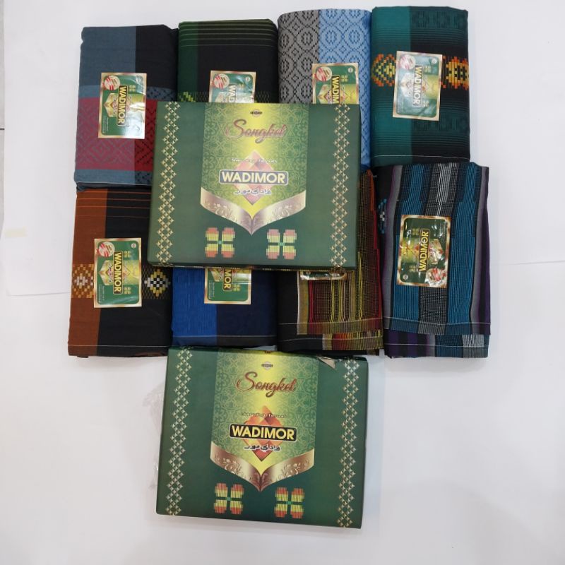 sarung wadimor songket timbul banyak warna termurah terbaru